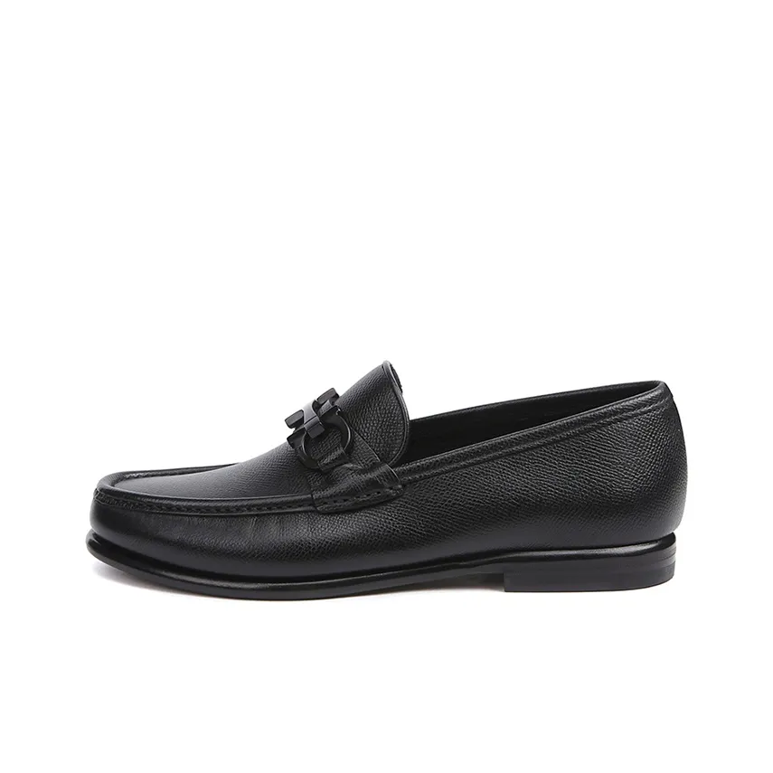 FERRAGAMO Crown Collection Men's Casual Shoes Men's Black