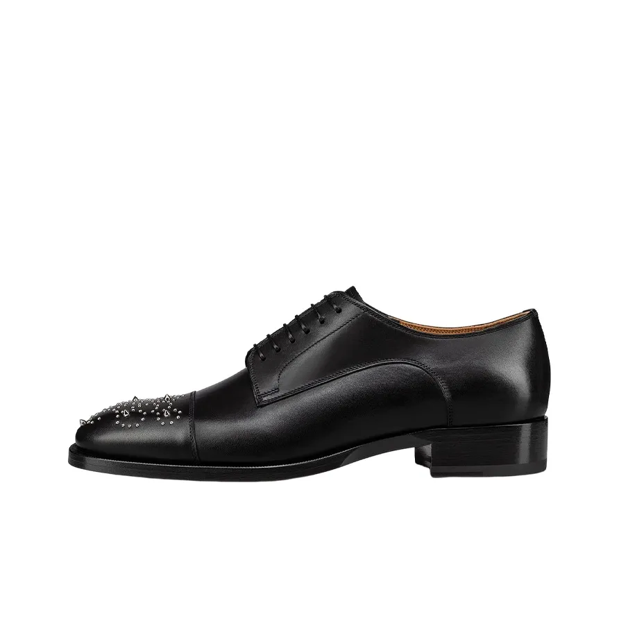 Christian Louboutin Maltese Stud-embellished Derby Shoes