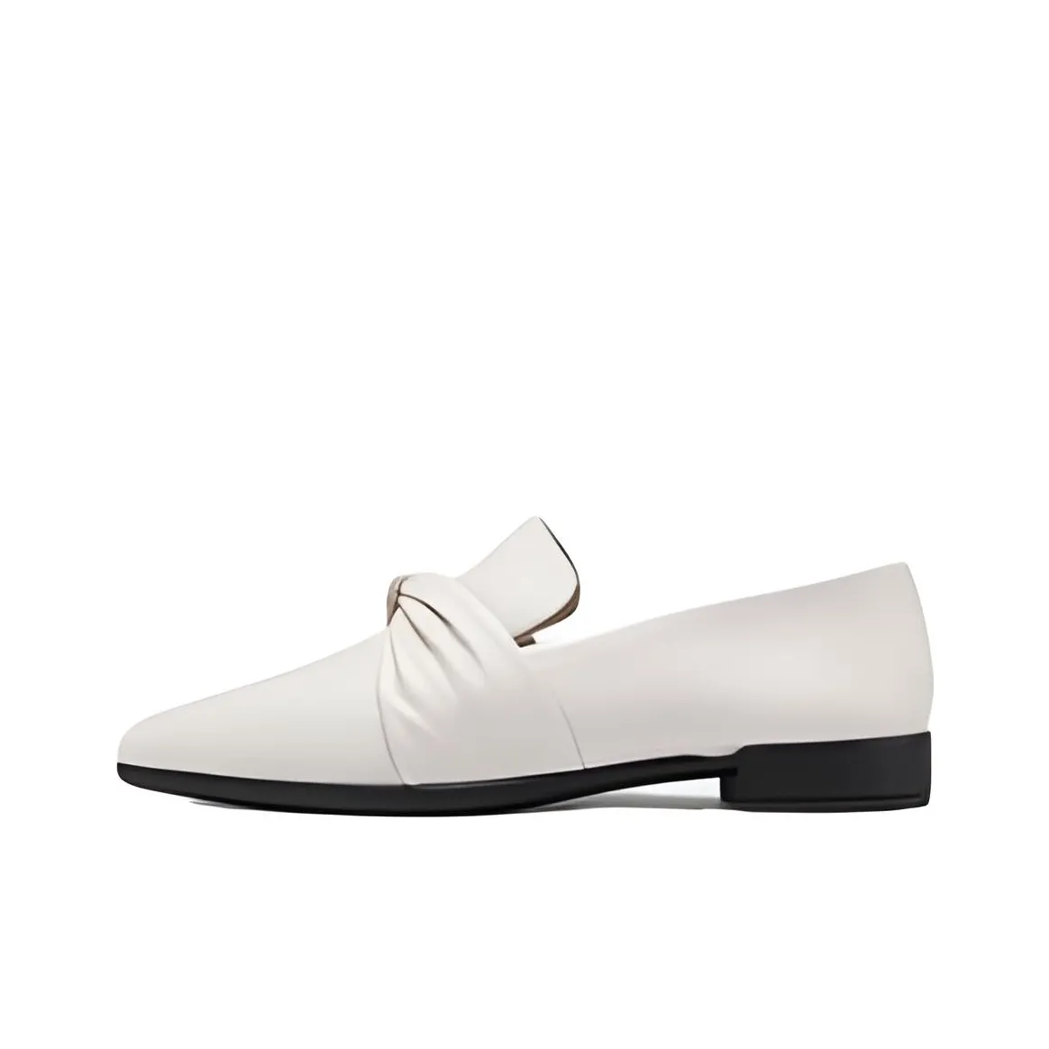 Ecco Contour 20 Pointed Toe Loafers Women's Lime Gray