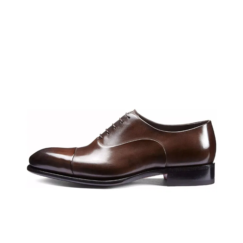 Santoni Classic Lace up Oxford Shoes