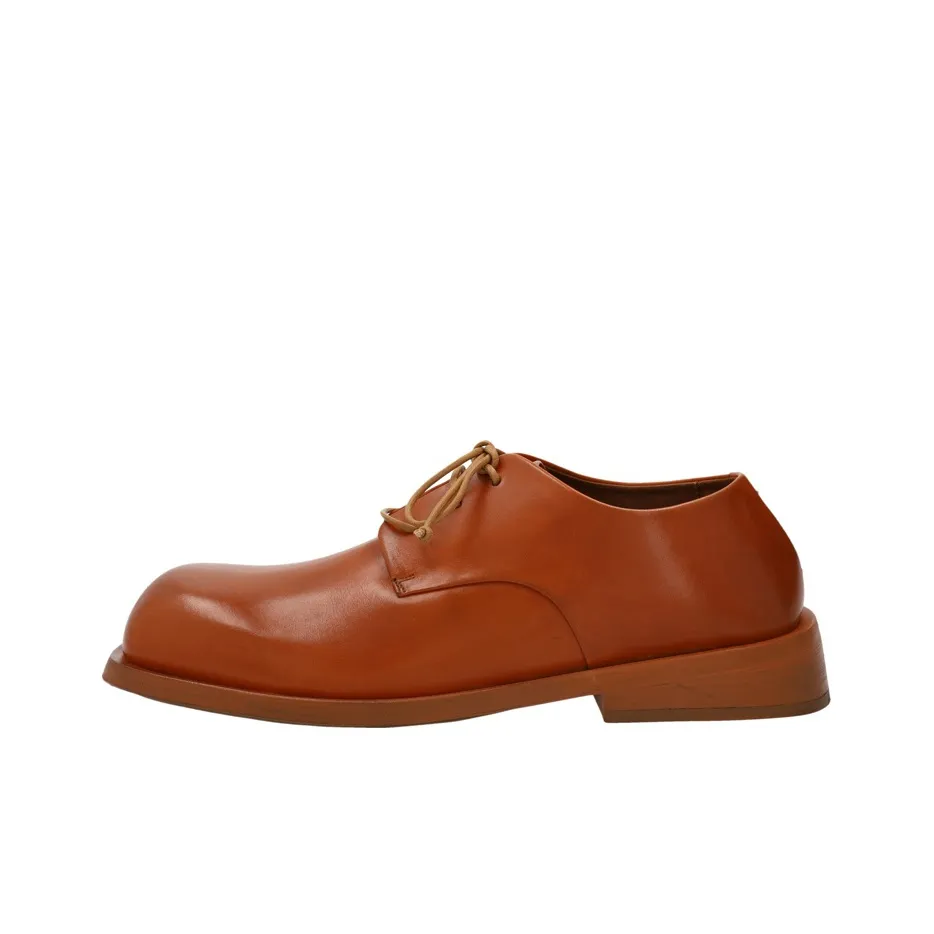 Marsèll Square-Toe Lace-Up Shoes