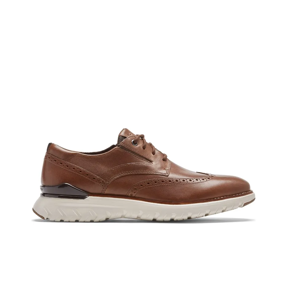 ROCKPORT Casual Leather Shoes Men's Low Top Brown