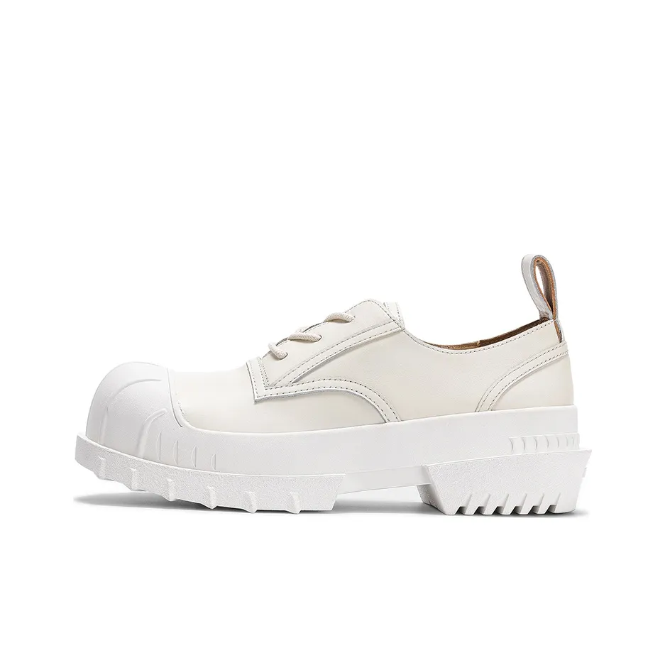 Lost In Echo Hunting Duck Collection Coverage Moisture Wicking Breathable Low Top Derby Unlined Shoes Women's Ecru