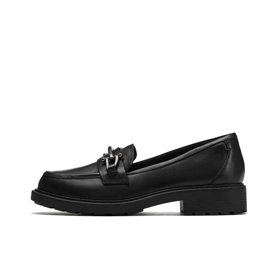 Clarks Platform Shoes Women's Black