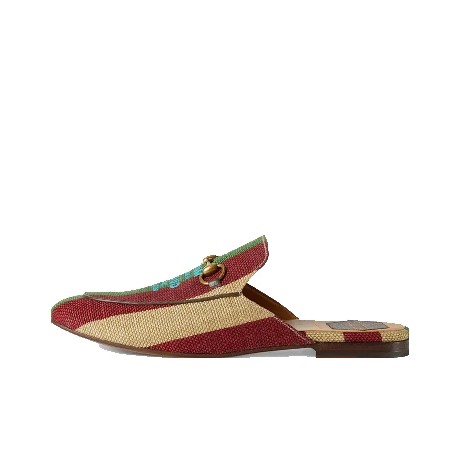 GUCCI 100 Baiadera Wrap toe Slippers Men's Multicolor