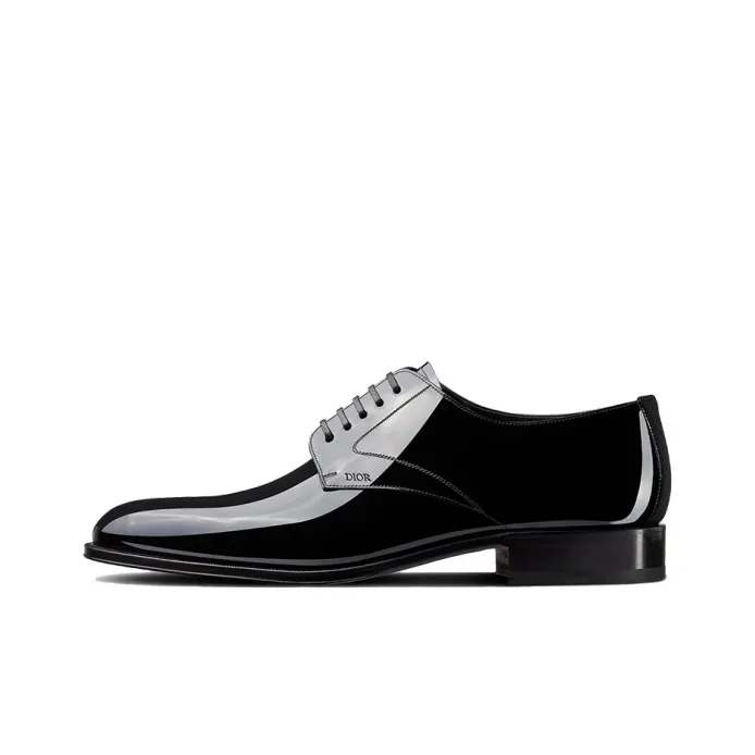 Dior｜OXFORD SHOES (KCP920SEM 900) DIOR Dress Shoes Men Low-Top Black - POIZON