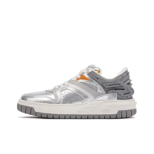 OGR Кроссовки для скейтбординга Low Top Серебристые Унисекс