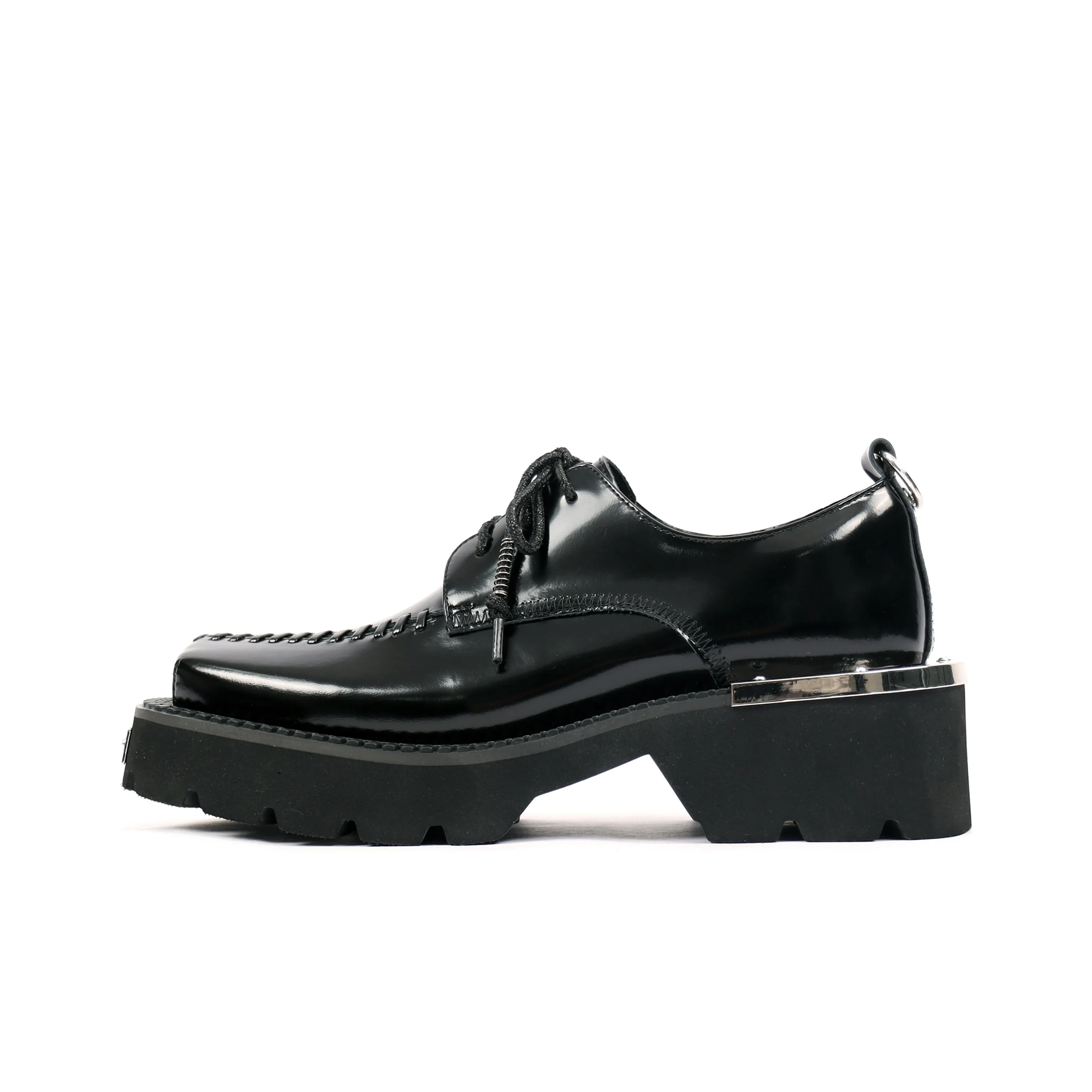 NOT DETAILED Guard The Future Collection Derby Shoes Unisex Black