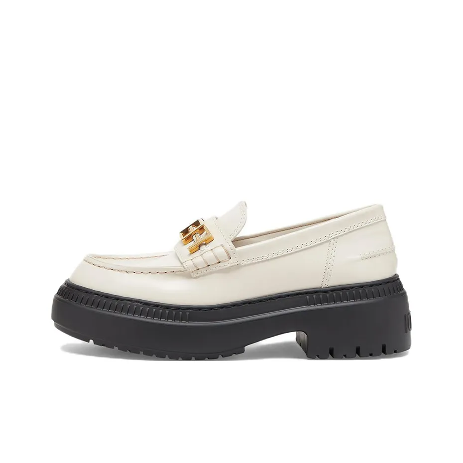 FENDI Fendigraphy Platform Shoes Women's White