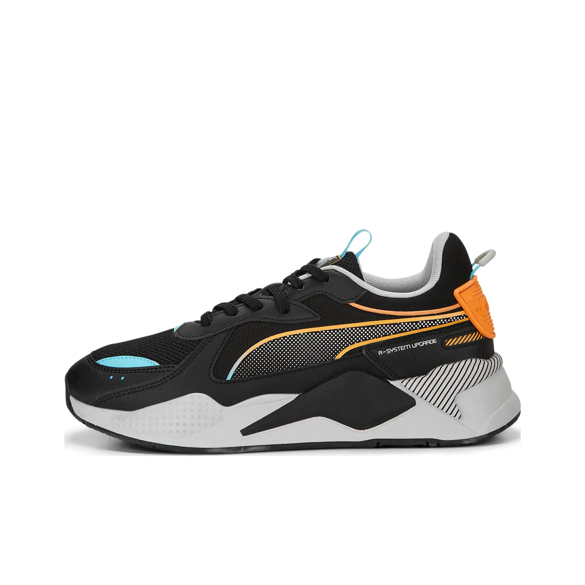PUMA RS X 3D Амортизация Устойчивость к истиранию Дышащий Низкий Топ Повседневная Обувь Унисекс Черный Оранжевый