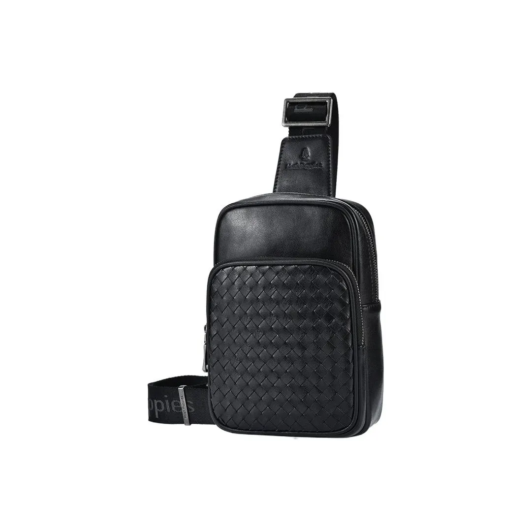 Hush Puppies Сумка через плечо из коровьей кожи стандартная мужская черная