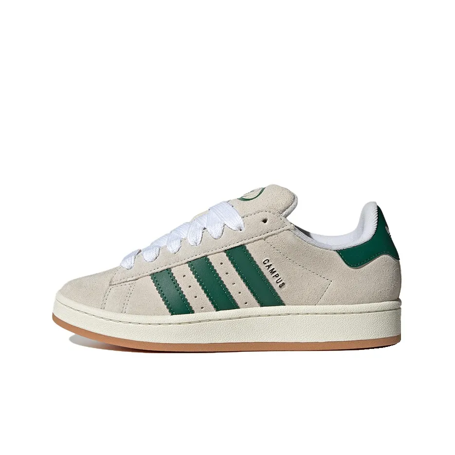 Adidas Originals Campus 00s Crystal White Dark Green Women's