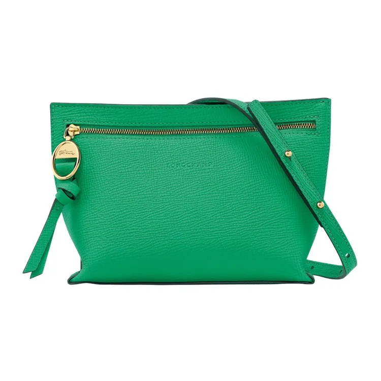 LONGCHAMP Mailbo Коровья кожа крупнозернистая Сумка через плечо Женская Травяной зеленый