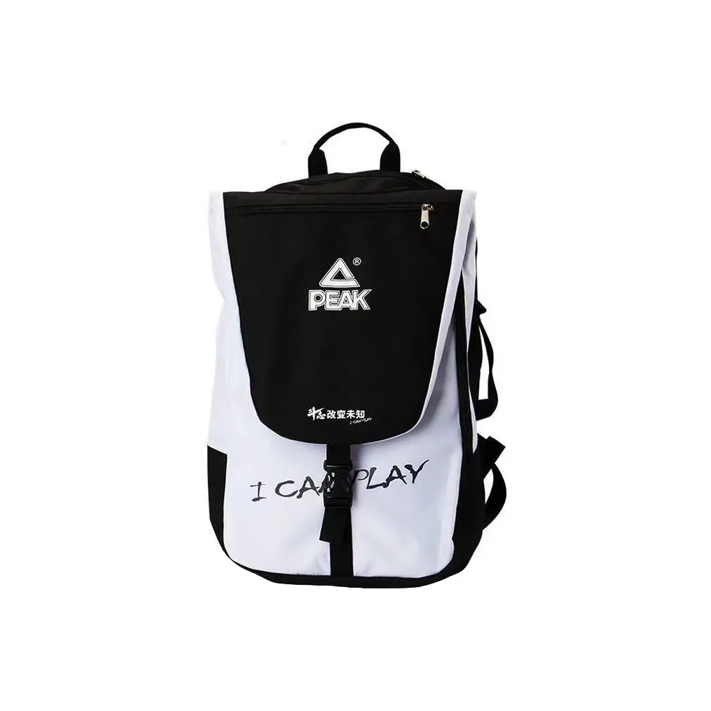 PEAK Нейлоновая ткань Сумка для ноутбука Рюкзак Большой Унисекс Черный Белый