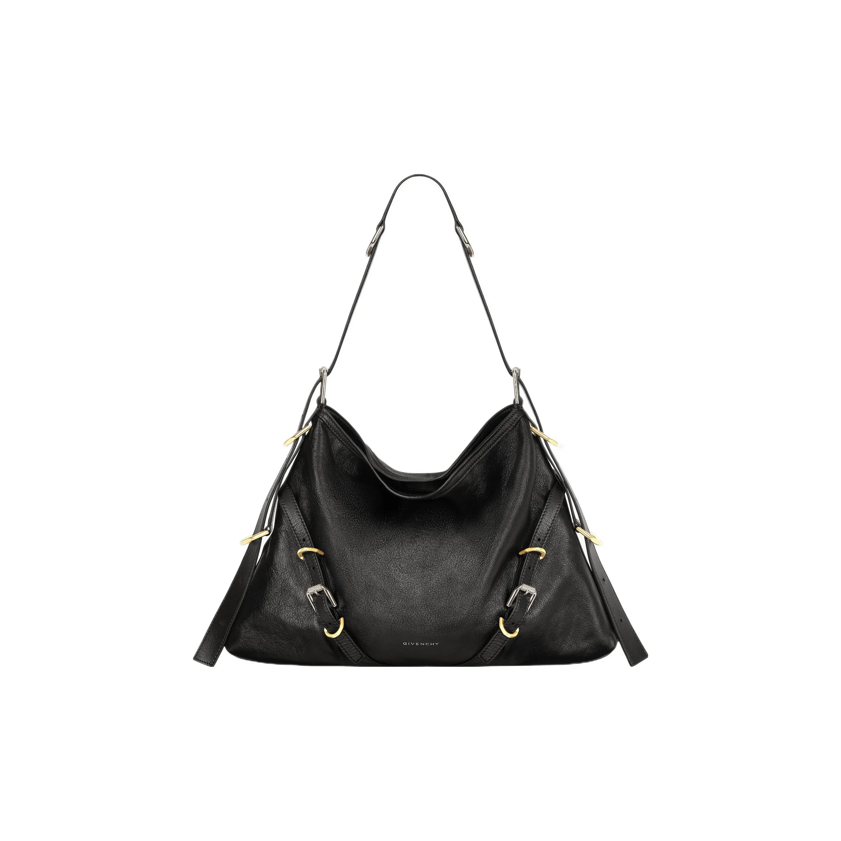 Givenchy Medium Voyou Bag In Leather Black