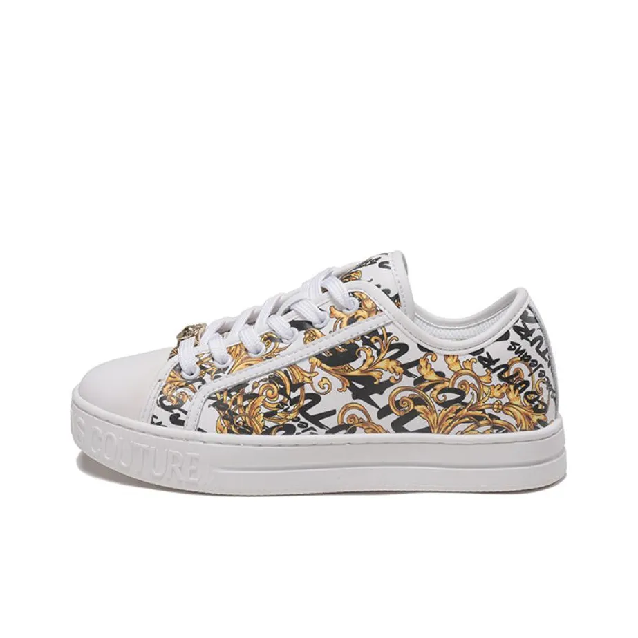 VERSACE JEANS Versace Low Top Skateboard Shoes Women's White