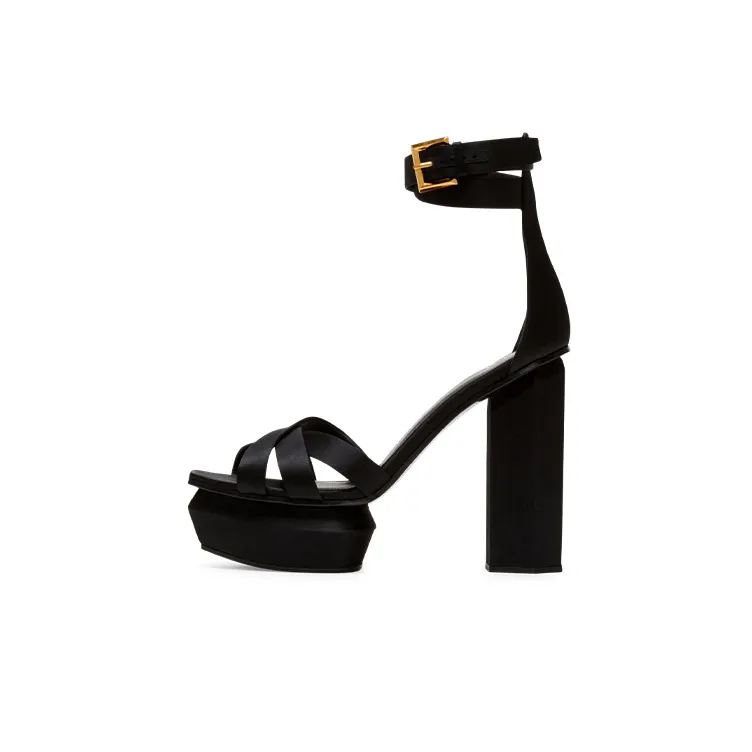 BALMAIN High Heeled Platform Sandals Women's