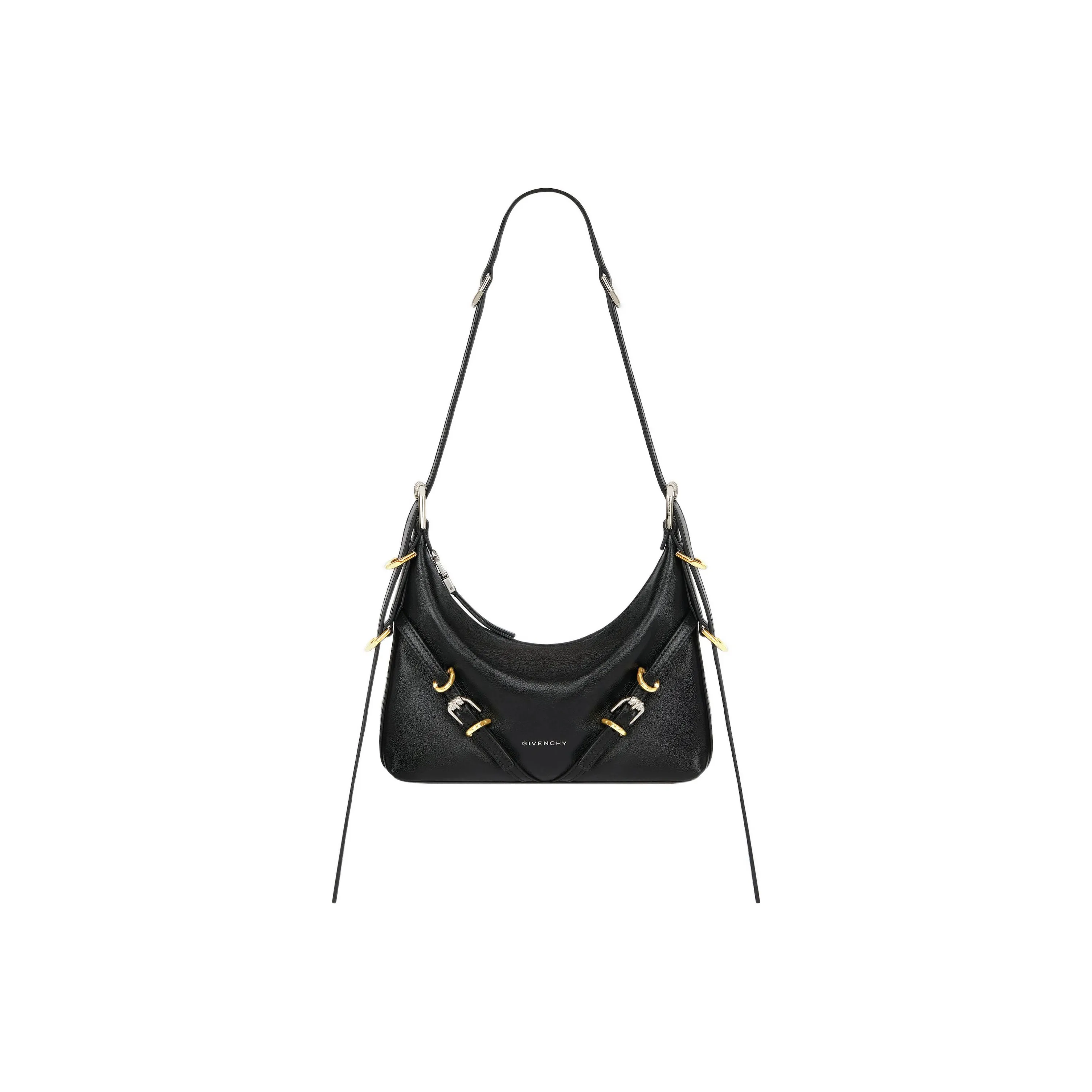 Givenchy Mini Voyou Bag In Leather Black