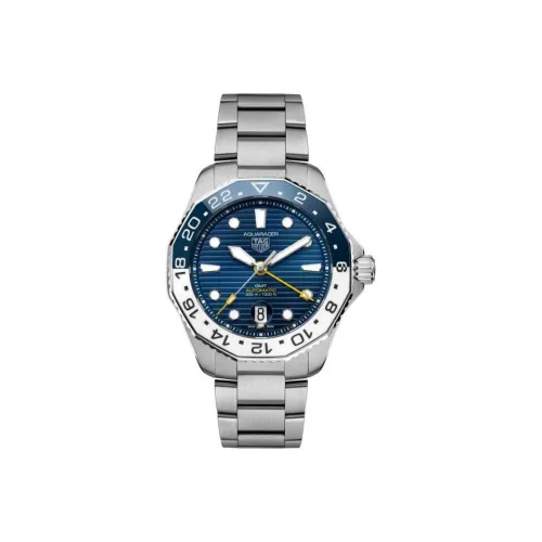TAG HEUER Автоматический Механический Движение Мужские Часы Aquaracer Collection 43 мм Синий