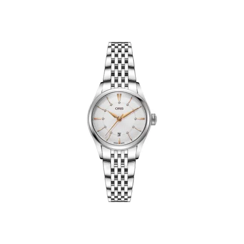 Oris Автоматический Механический Movement Женские Часы 28 мм Серебряные
