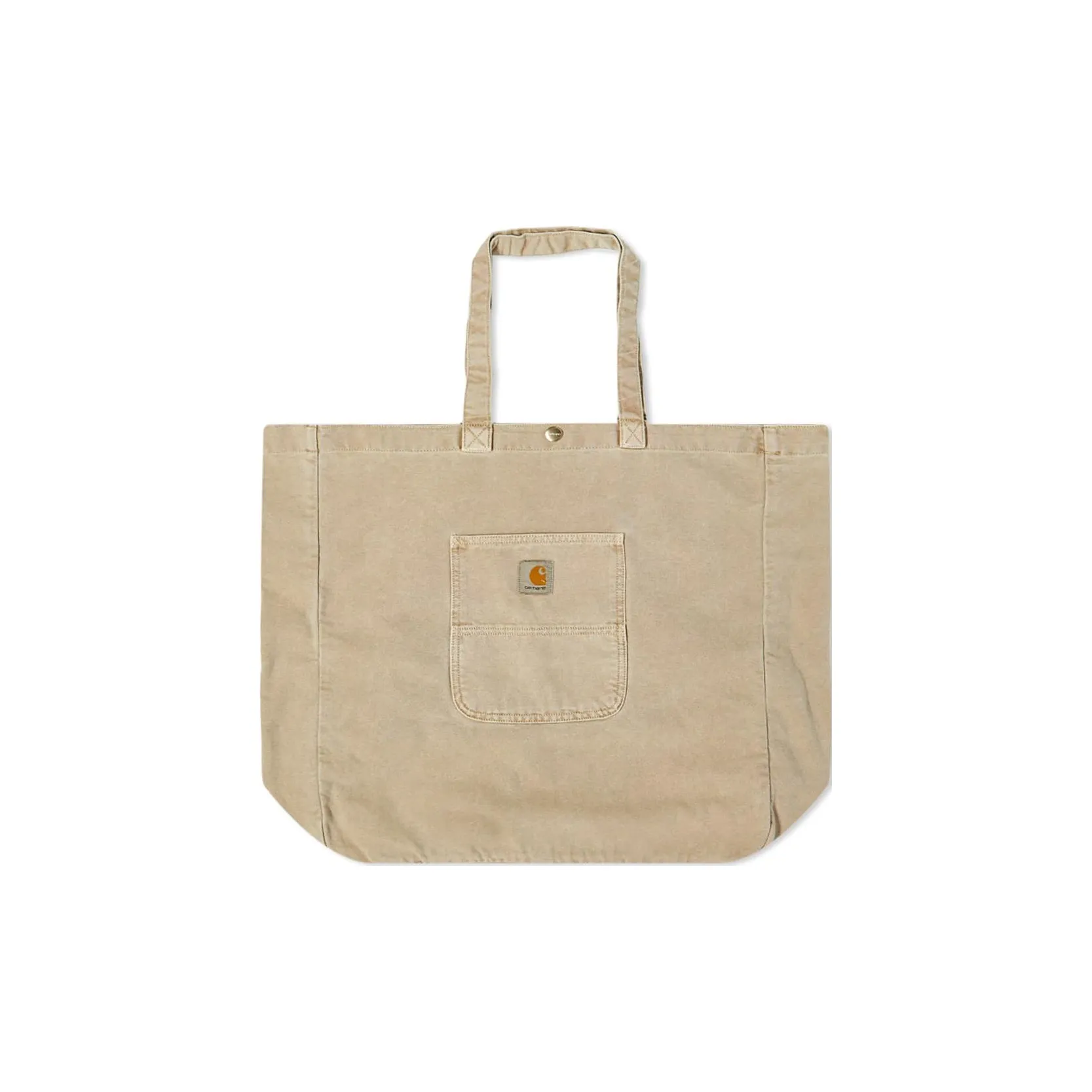 Carhartt Canvas Tote Bag, Shopping Bag, Canvas Bag, Handbag Regular Unisex Khaki