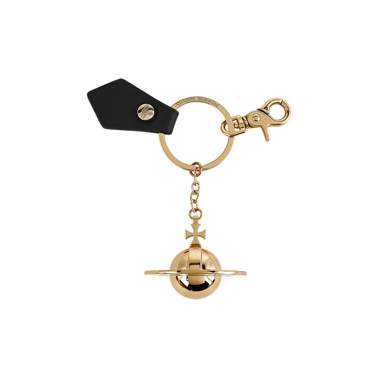 Vivienne Westwood Saffiano 3D Orb Keychains Unisex