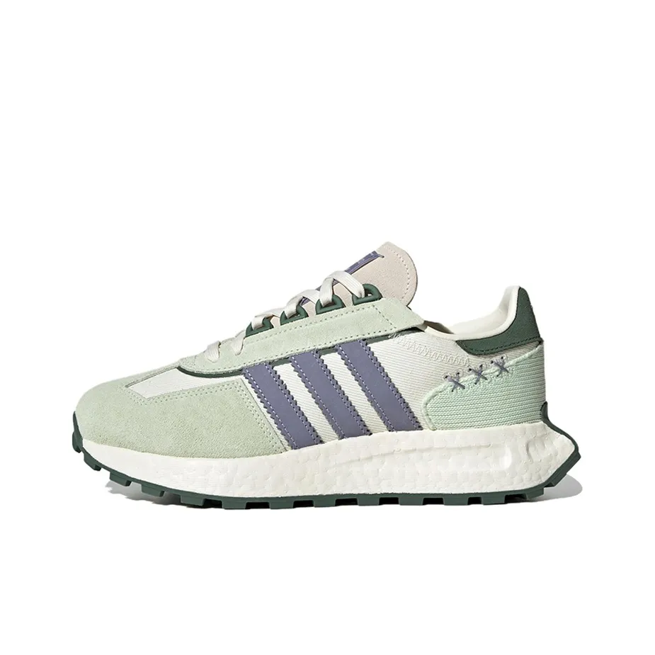 Adidas Originals Retropy E5 Амортизаторы Устойчивые к истиранию Низкий Топ Повседневный Женский Зеленый Белый