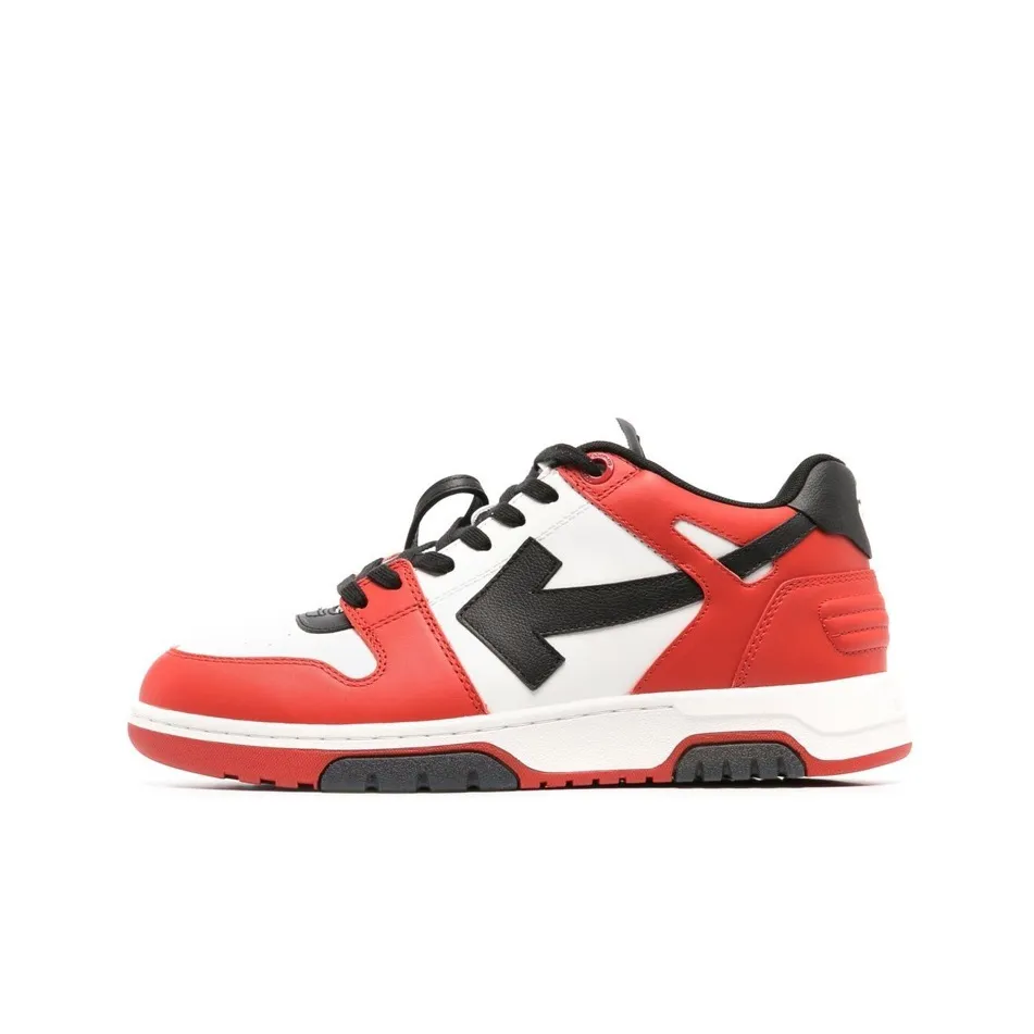OFF WHITE Out Of Office Low Sneaker 'Red White Black'
