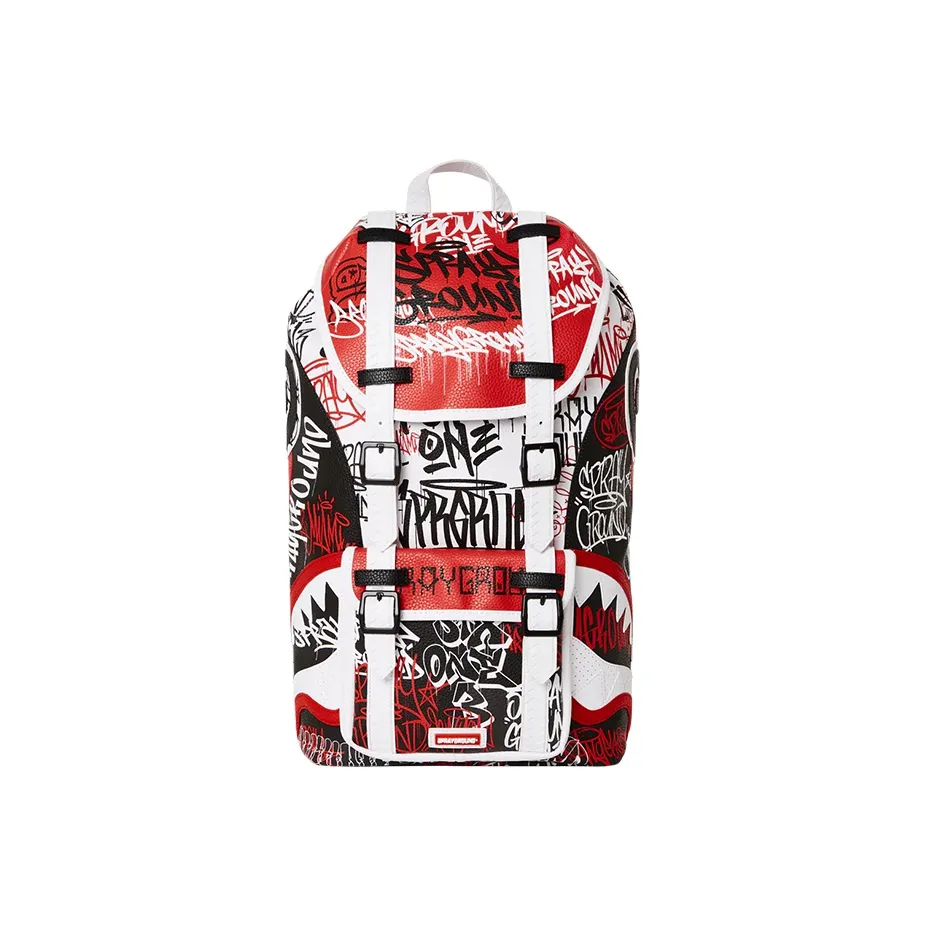 SPRAYGROUND PVC Polyvinyl Chloride Backpack Regular Unisex Red
