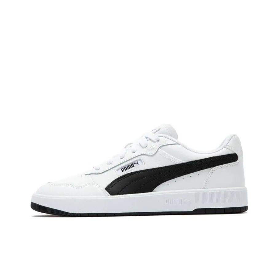 PUMA Court Ultra Skateboard Shoes Unisex Low Top White/Black