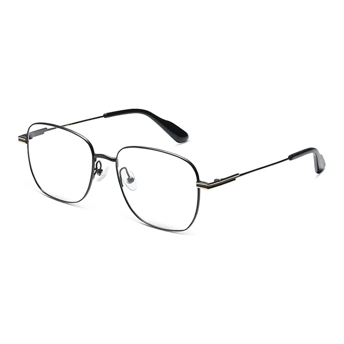 MUJOSH Пластина And Металл Квадрат Очки с диоптриями Рамка Унисекс