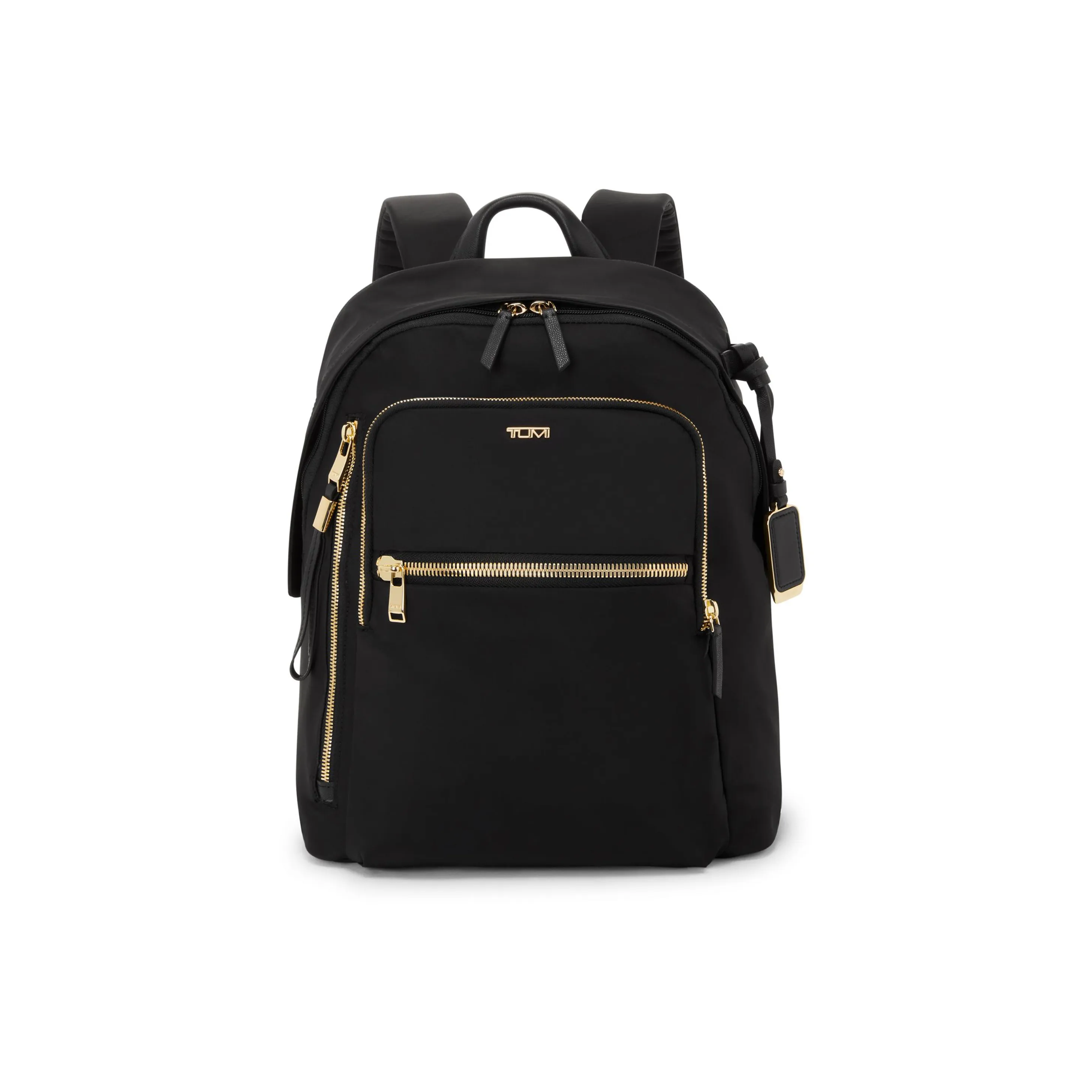 TUMI Nylon Backpack Regular Unisex Black & Gold