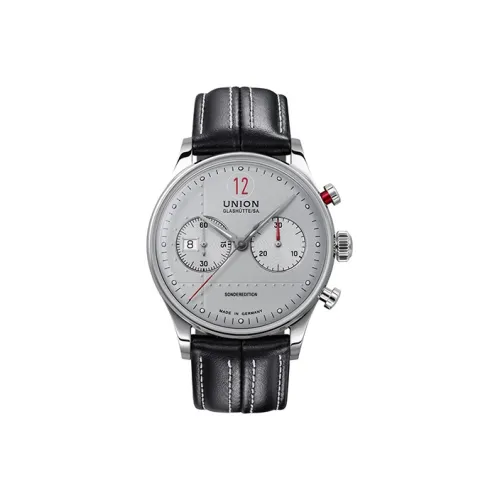 UNION GLASHUTTE/SA Автоматический Механический Движение Мужские Noramins Collection Часы 42 мм Серый