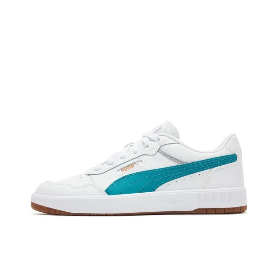 PUMA Court Ultra Low Топ Скейтборд Кроссовки Унисекс Белый Синий