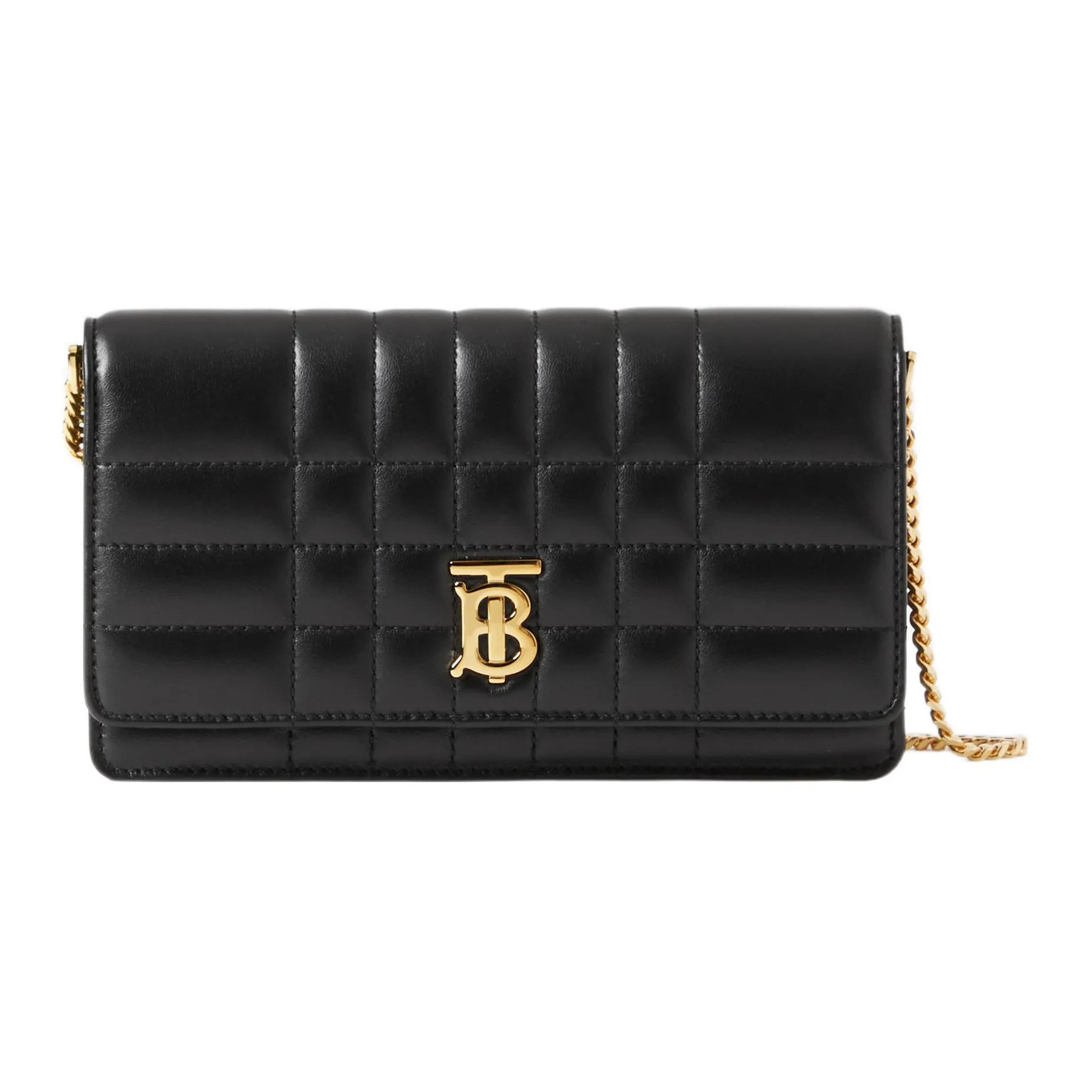 Burberry Lola Lola Bag Quilting Sheepskin Shoulder Bag Crossbody Bag Regular Women
s Black