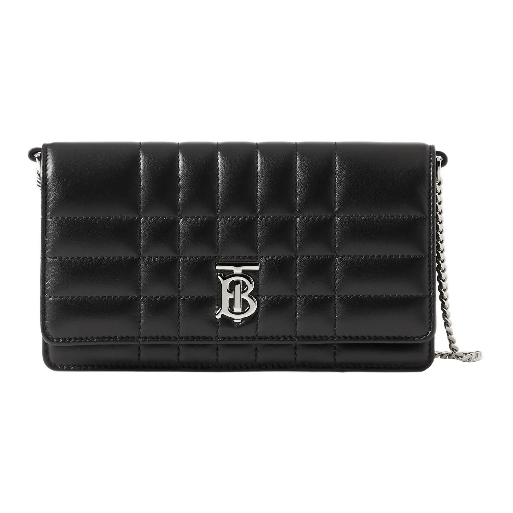 Burberry Lola Lola Bag Sheepskin Shoulder Bag Crossbody Bag Women's Black