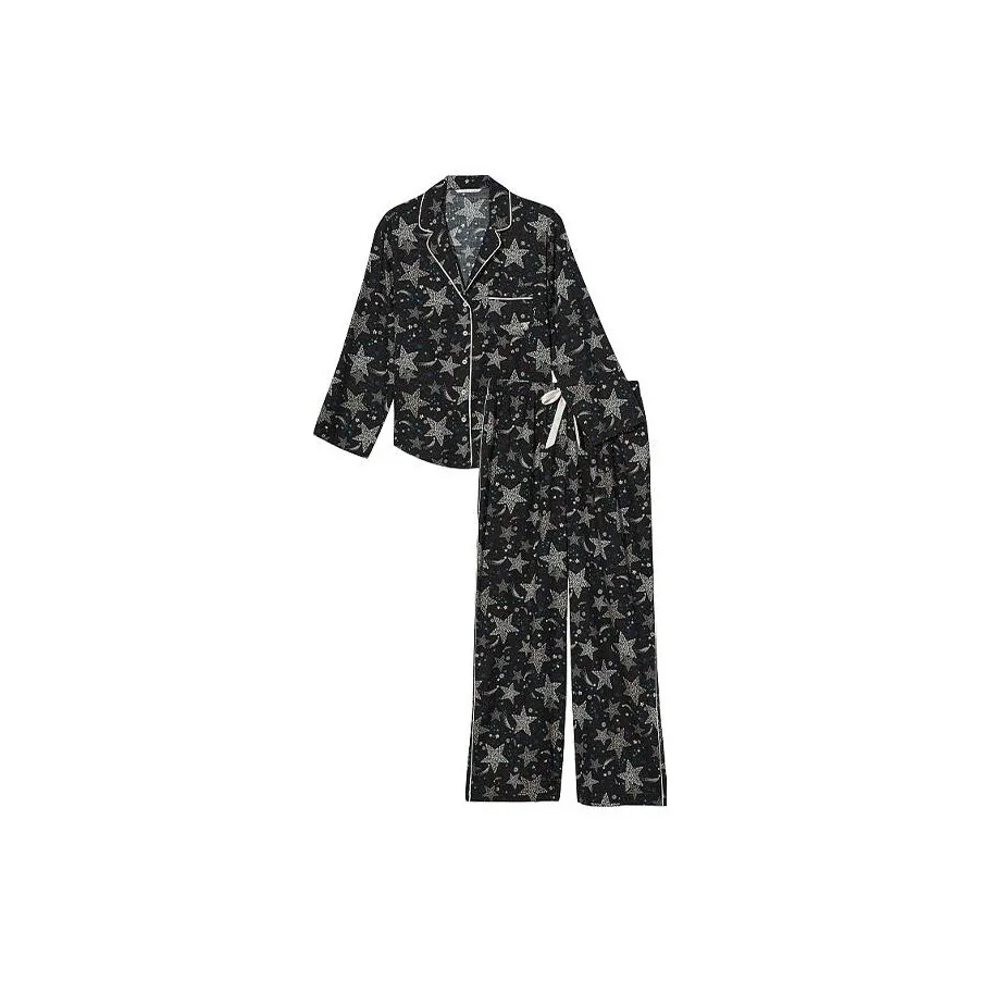 Victoria's Secret Pajama Set Women's Black