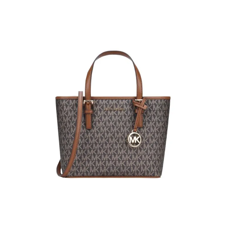 MICHAEL KORS Сумка через плечо из коровьей кожи маленькая сумка для женщин морской синий коричневый