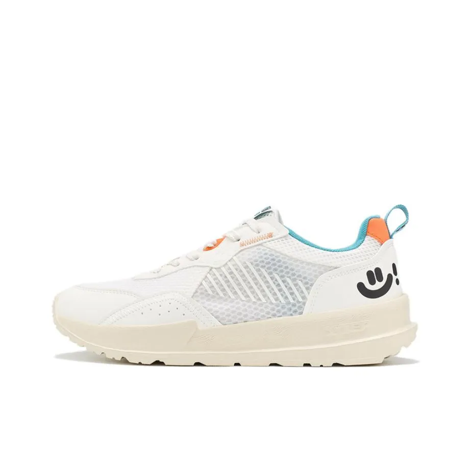 AGAHO x XTEP Shuoying 2.0 Anti Slip Wear Resistant Low Top Sports Casual Shoes Men's White Blue Orange