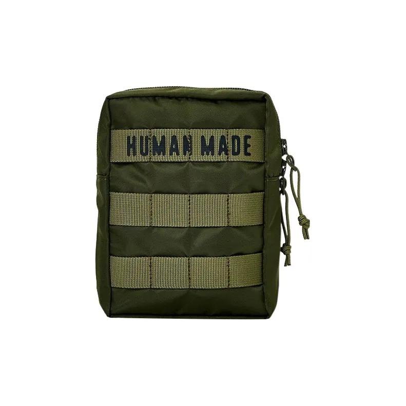 HUMAN MADE Nylon Shoulder Bag, Crossbody Bag Regular Women's Olive Green