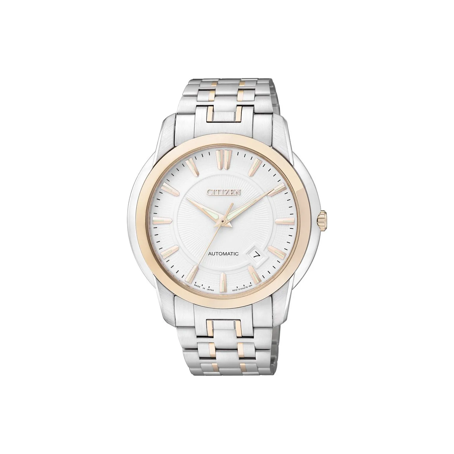 CITIZEN Classic Mechanical Автоматический Механический Механизм Нержавеющая Сталь Ремешок Часы Мужские Белый Циферблат