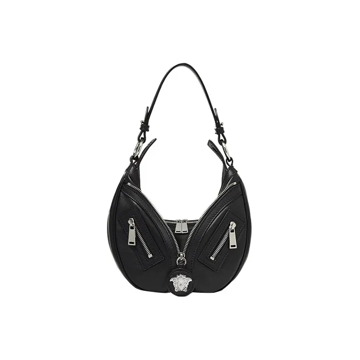 FANSIZHE Cow Leather Crossbody Bag Shoulder Bag Women's Black