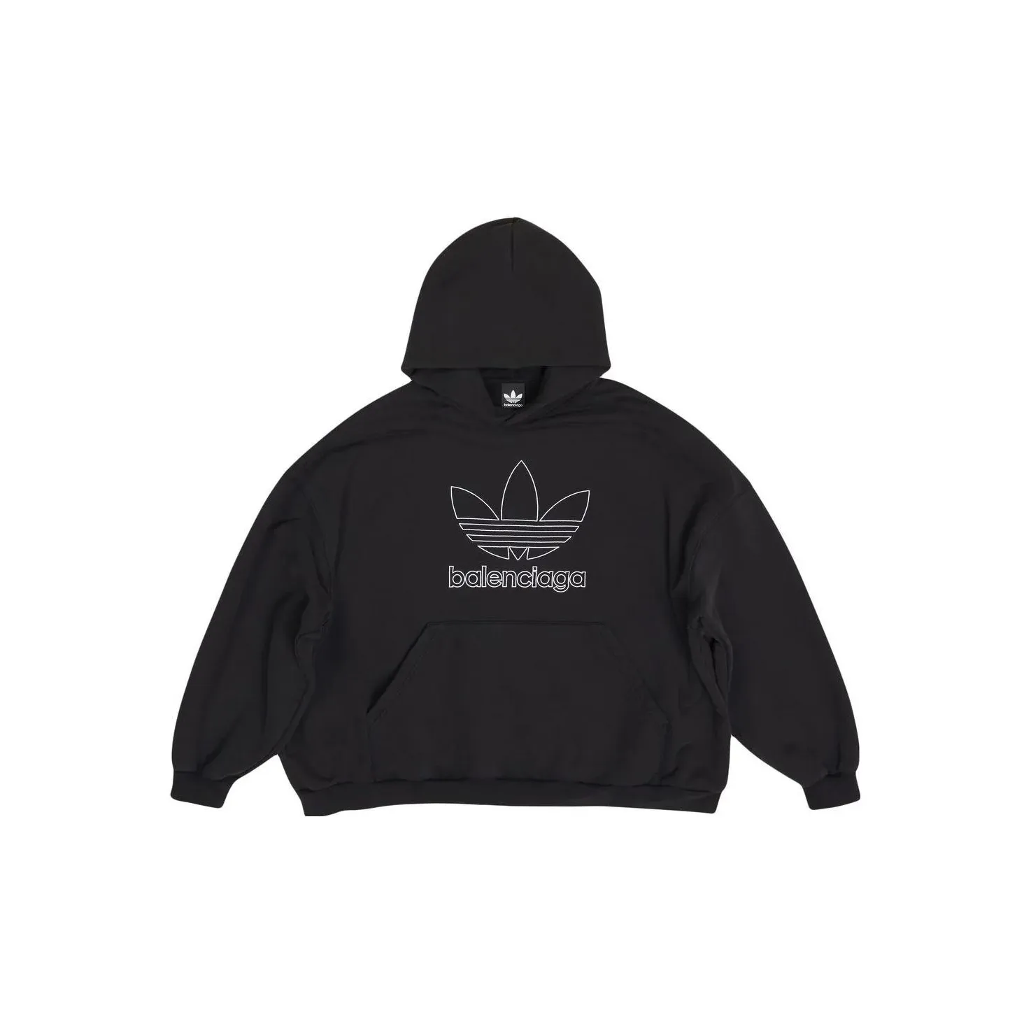 Balenciaga x adidas originals Logo Detailed Oversized Hoodie