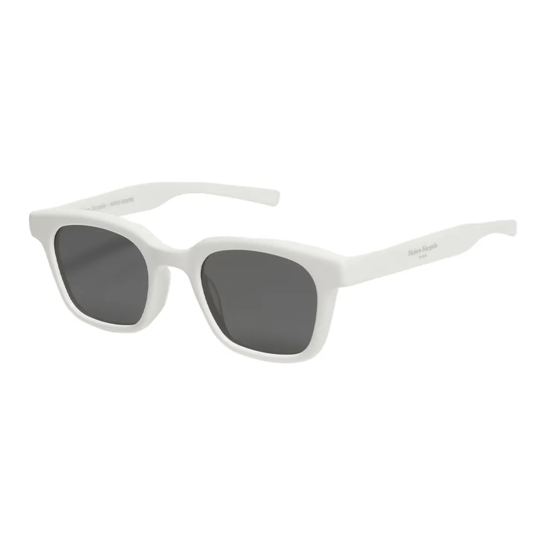 GENTLE MONSTER Plate Frame Square Sunglasses Unisex White