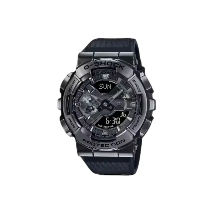 CASIO Кварцевый механизм Смольный ремешок Часы для мужчин Черный циферблат