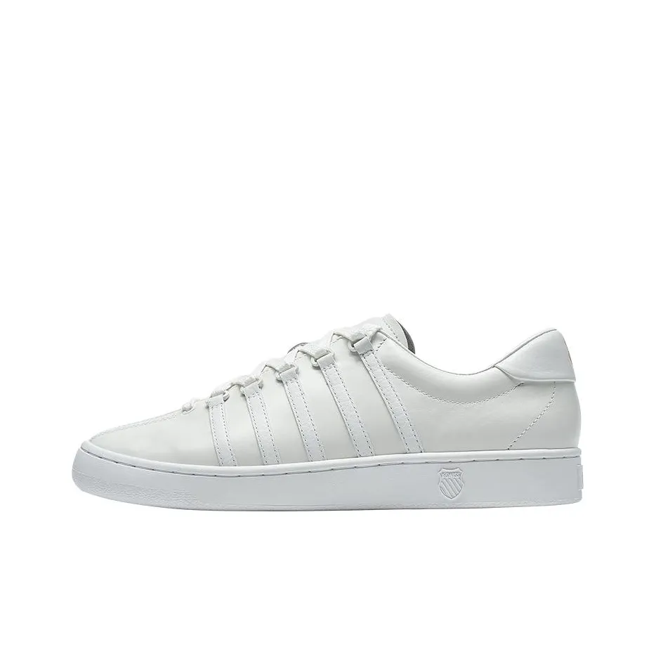 KSWISS Shock Absorbers With Slip Resistant Features Low Top Skateboard Shoes Women's White