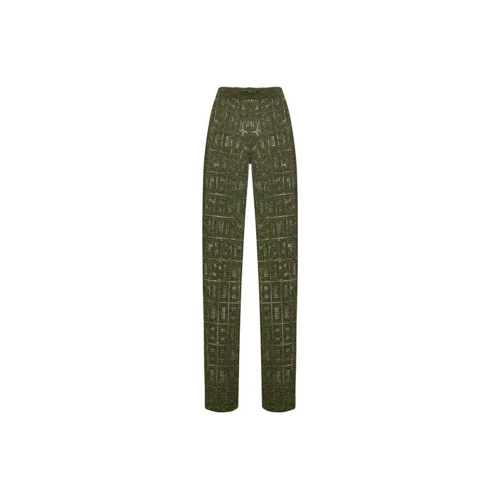 GCDS Monogram High-Waist Drawstring Pants