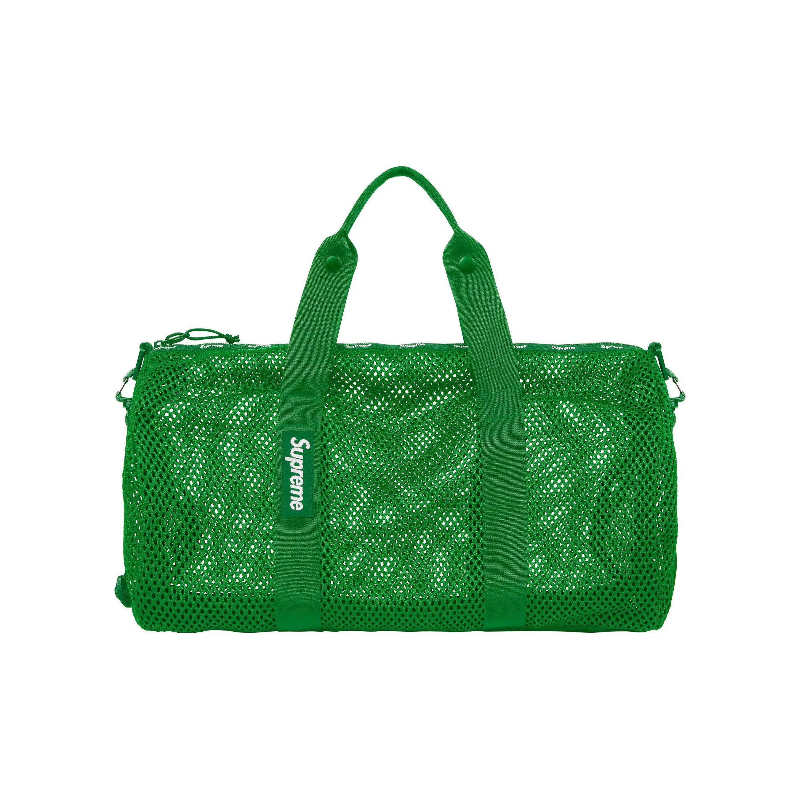 Supreme Полиэтиленовая дорожная сумка унисекс зеленый