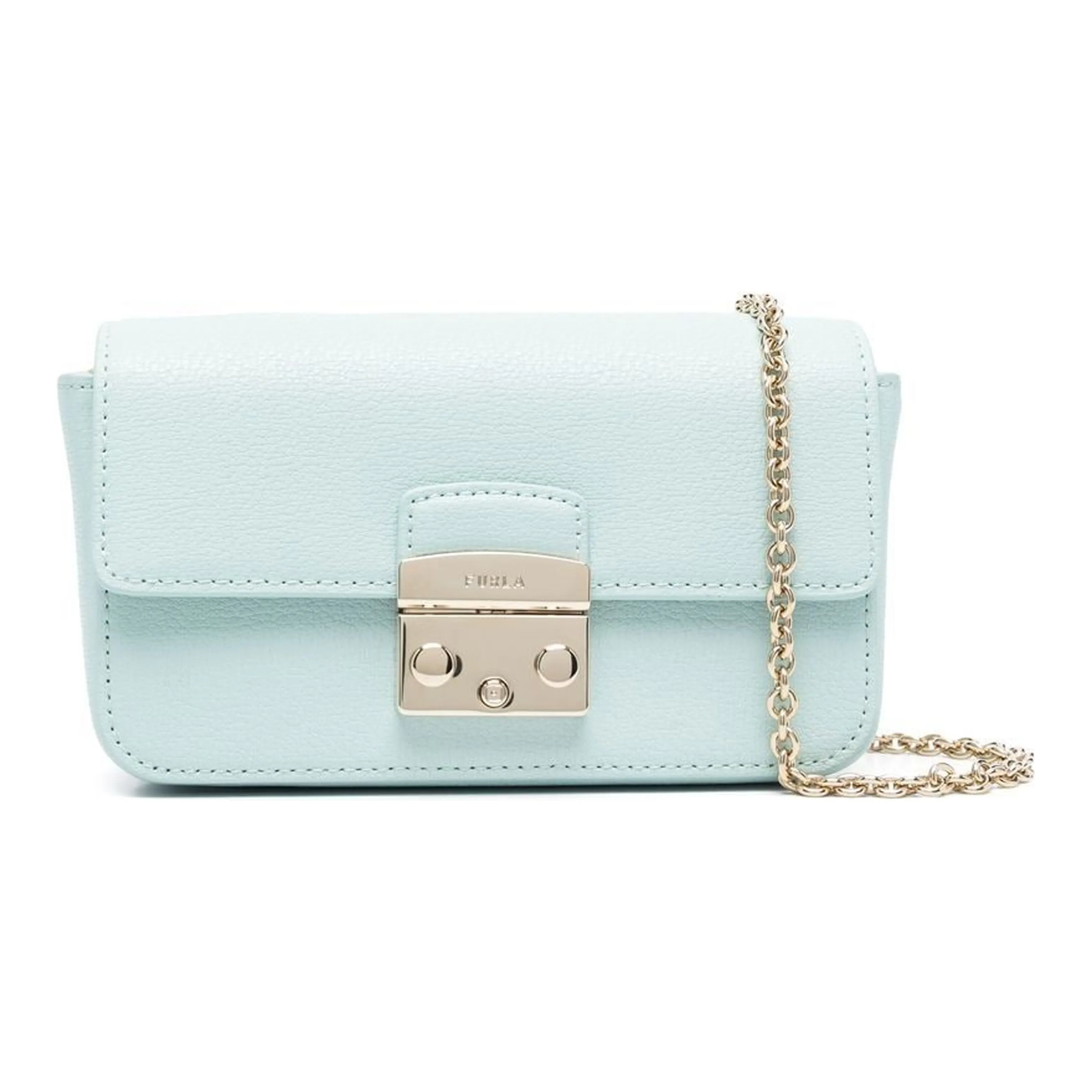 Furla Metropolis Collection ПУ (полиуретан) Сумка через плечо Мини Женская Синяя