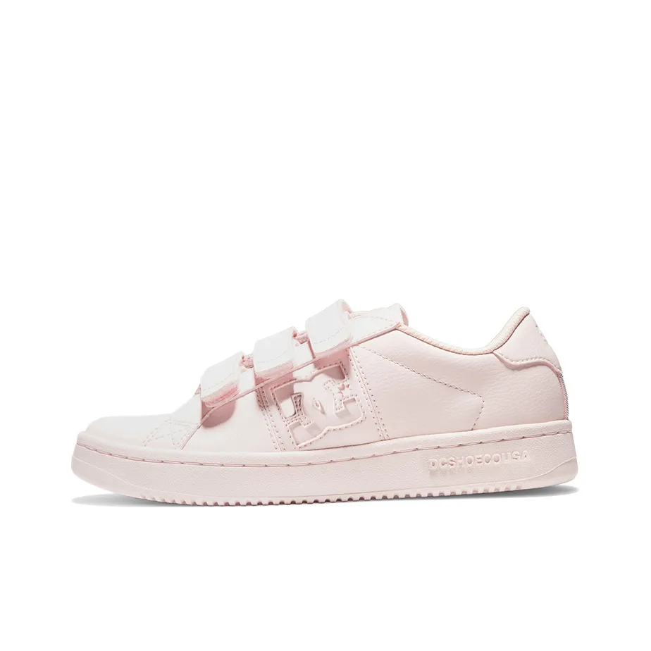 DC Shoes Striker V Anti-Slip Wear-Resistant Low-Top Skateboard Shoes Women's Pink